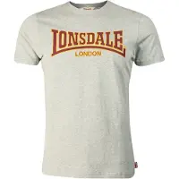 Lonsdale Classic Short Sleeve T-shirt Gris XL Homme