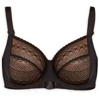Gisela Unpadded Maximum Support Bra Noir 110 / C Femme