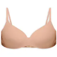 Gisela Bamboo Fibers Integrated Silicone Wire Bra Beige 100 / B Femme