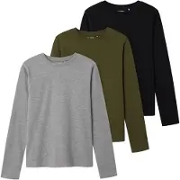 TWO SOON T-Shirt gris / kaki / noir