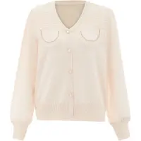 Carato Cardigan blanc cassé