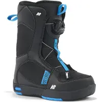 K2 Snowboard - Boots de snowboard all-mountain - Mini Turbo Black - Taille Enfant 28.5 - Noir