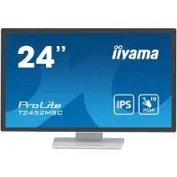 Iiyama ProLite Écran d'ordinateur 60,5 cm (23.8") 1920 x 1080 pixels Full HD LCD Écran tactile multi-utilisateur blanc (T2452MSC-W1)