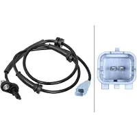 Hella Capteur de vitesse de roue 2 pôles Hall 915 mm câble pour e.a. PEUGEOT PARTNER