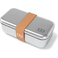 Monbento Sense Canyon - A Metal Bento Box, Lunch box, Gris