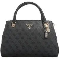 GUESS Sacs Sac à main en similicuir Noelle Luxury Satchel coal logo