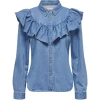 ONLY Chemisier 'Indigo' bleu denim