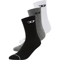 Diesel Chaussettes anthracite / noir / blanc