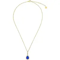Victoria Hyde Chaîne ' Water drop ' bleu / or