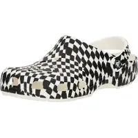 Crocs Classic Warped Checker Clog Couleur Blanc