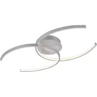 RL LIVE YOUR LIGHT Plafonnier Led Cocos Dimmable 3 000 K Titane