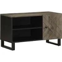 vidaXL Armoire TV 80x33x46 cm en bois massif de manguier