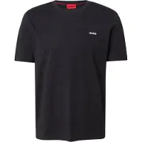 HUGO T-Shirt 'Dero' noir / blanc