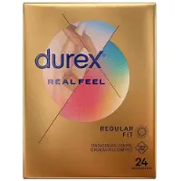 Durex Préservatifs Real Feel - Boite 24 préservatifs