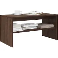 vidaXL Armoire TV marron imitation chêne 80x40x40 cm Bois composite
