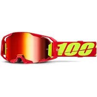 100% Armatic Off-road Goggles Rouge Mirror Red