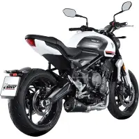 MIVV Delta Race Triumph Trident 660 2021-23 T.022.ldrb Homologated Full Line System Argenté Homologated