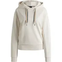 BOSS Sweat à capuche avec logo et cordons à rayures emblématiques