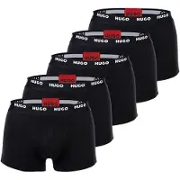 HUGO Boxers noir / blanc