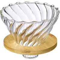 Westmark Filtre à café en verre Brasilia, Cafetière, Marron, Transparent