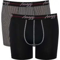 Sloggi Boxers gris / rouge / noir / blanc