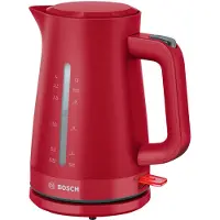 Bosch Bouilloire électrique 1.7l 2400w rouge - - TWK3M124 - mymoment