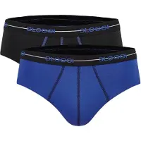 Sloggi Slip bleu / noir