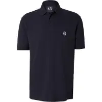 Armani Exchange pour homme. XM000367AF13022UB101 Polo à manches courtes marine (XS), Casuel, Coton, Manche courte