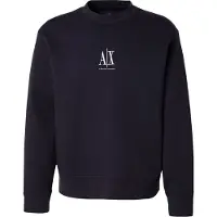 Armani Exchange pour homme. XM000368AF10818UB101 Sweatshirt à col ras du cou bleu marine (XXL), Casuel, Sport, Coton, Multisport