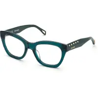 Zadig & Voltaire Lunettes de Vue - - VZV430 - Vert pétrole transparent - Acétate - Femme