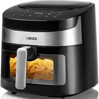 Haeger AF-D80.008A, Friteuse, Argent, Noir