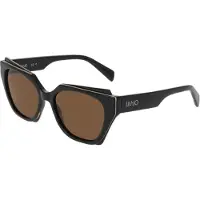 Liu Jo Lunettes de soleil - - LJ809S - Noir - Plastique BIO INJ-G820 - Carré 55/17/140