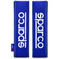 Sparco coussin de ceinture, set de 2 SPC polyester bleu Tapis de voiture