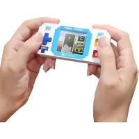 My Arcade Pixel Pocket Tetris Mini Portable Retro Console Clair