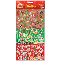 Grafix Set d'autocollants Sinterklaas, 200 pcs.