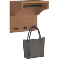 vidaXL Porte-manteau mural SANDNES 43x30x42 cm bois massif pin