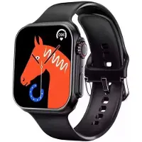 IWear WS78 Plus 2.0" Infinite Display Alu-Ceramic Dual BT Call Smart Watch Heartrate monitor