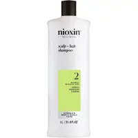 Nioxin Shampooing nettoyant pour cheveux naturels fins et clairsemés System 2 (Shampooing Cleanser System 2), 1000 ml