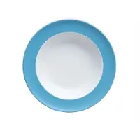 Thomas Sunny Day Assiette Creuse, Assiette à Soupe, Porcelaine, Waterblue / Bleu, Passe au Lave-Vaisselle, 23 cm, 10323