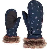 Ziener Led Mittens Bleu 6 Enfants