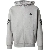 Adidas Veste de survêtement gris / noir