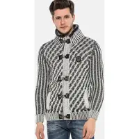 Cipo & Baxx Vestes en maille gris / anthracite