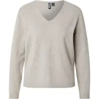 Pieces Pull-over 'PCBree' beige chiné