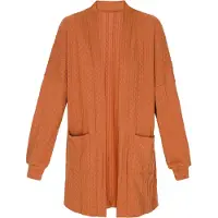 Ebeeza Cardigan marron châtaigne