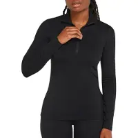 Icebreaker Merino Core Heavyweight Long Sleeve Base Layer Noir S Femme