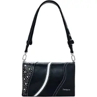 Desigual Sac Bandouliere PUNKETTE DORTMUND FLAP femmes - Noir - Unique