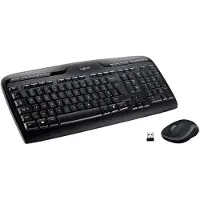 Logitech Mk330 Wireless Keyboard And Mouse Spanish Noir