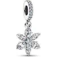 Pandora Fleur scintillante, (Argent 925, Émail)