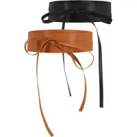 STUDIO SELECT Ceinture cognac / noir