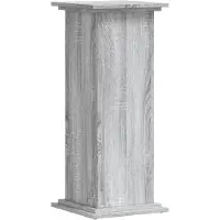 vidaXL Support pour plantes sonoma gris 33x33x80 cm bois d'ingénierie